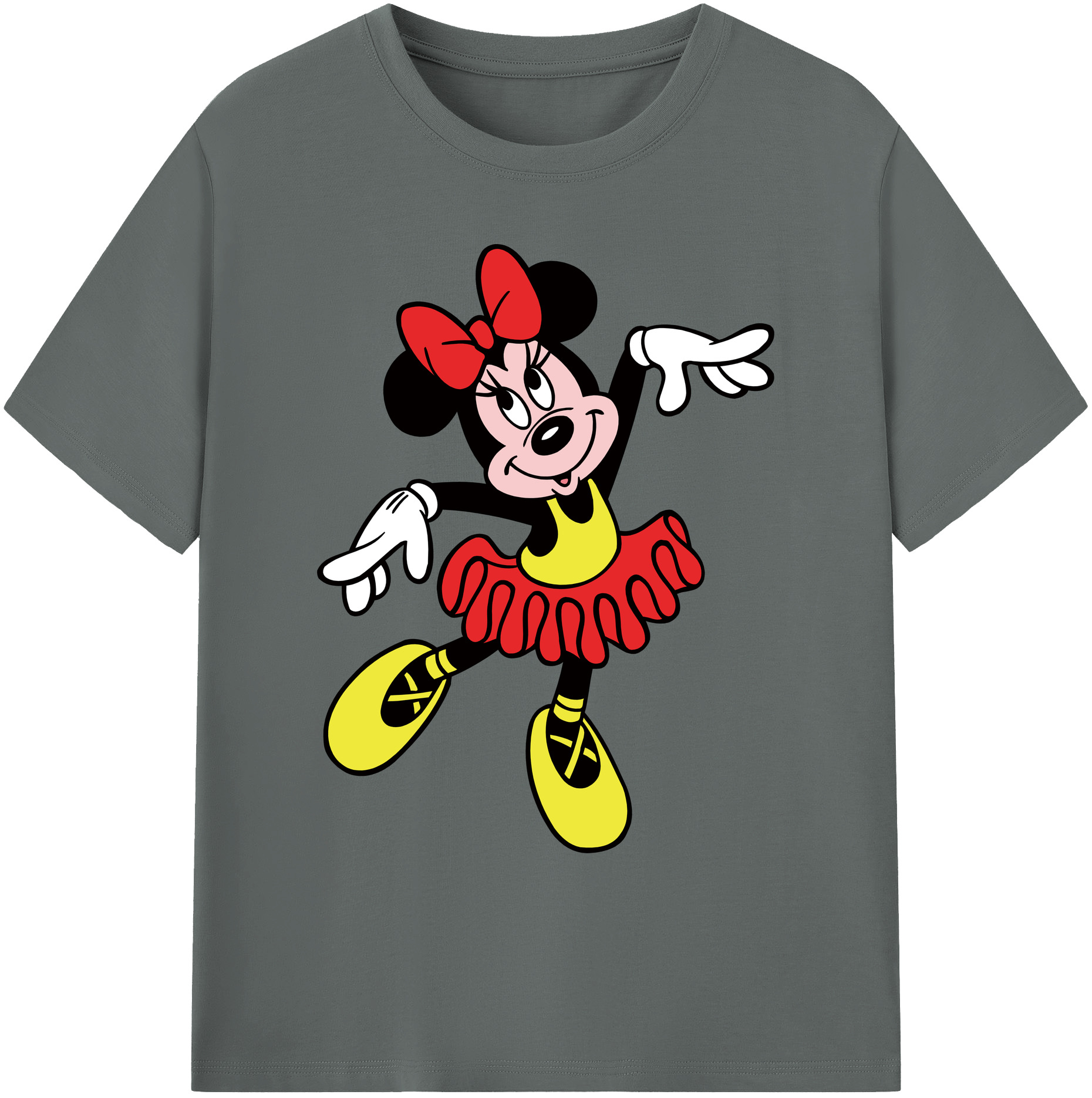 ミッキーマウス Mickey Mouse 綿100％ メンズ半袖Tシャツ｜肌触りやわらか＆通気性